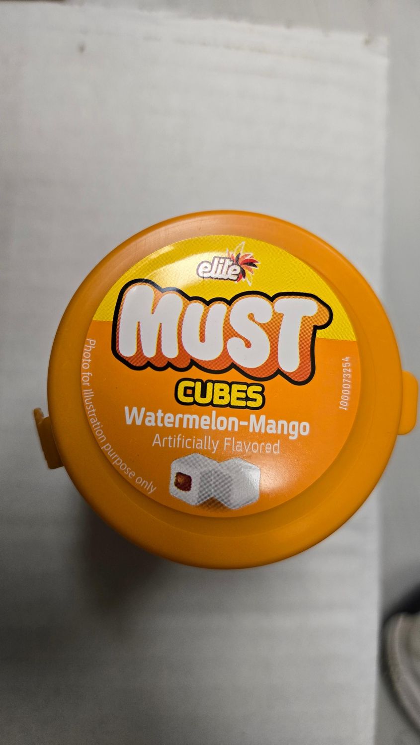 Elite, Must Watermelon Mango Cubes Gum Sugar Free