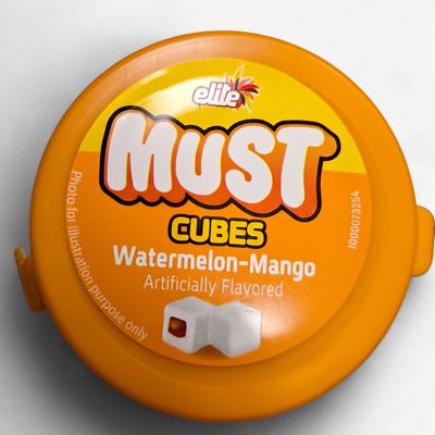 Elite, Must Watermelon Mango Cubes Gum Sugar Free