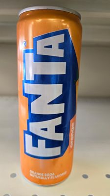 Fanta Orange Soda Soft Drink, 12 fl oz Can