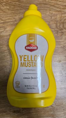 Haddar, Yellow Mustard 20oz