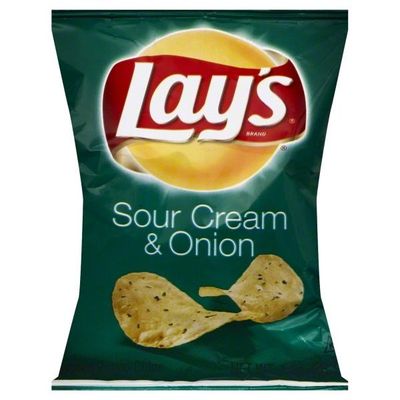 Lay's, Potato Chips Sour Cream &amp; Onion 1oz