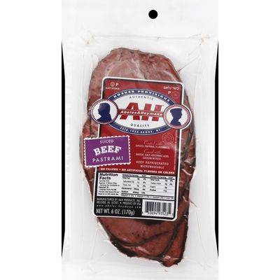 A&amp;H, Prem Beef Pastrami 1st Cut Weighed