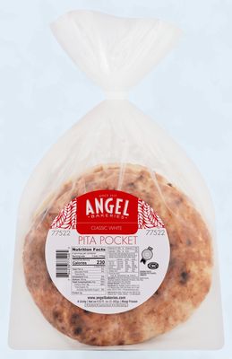 Angel, White Pita Pocket, 4 count