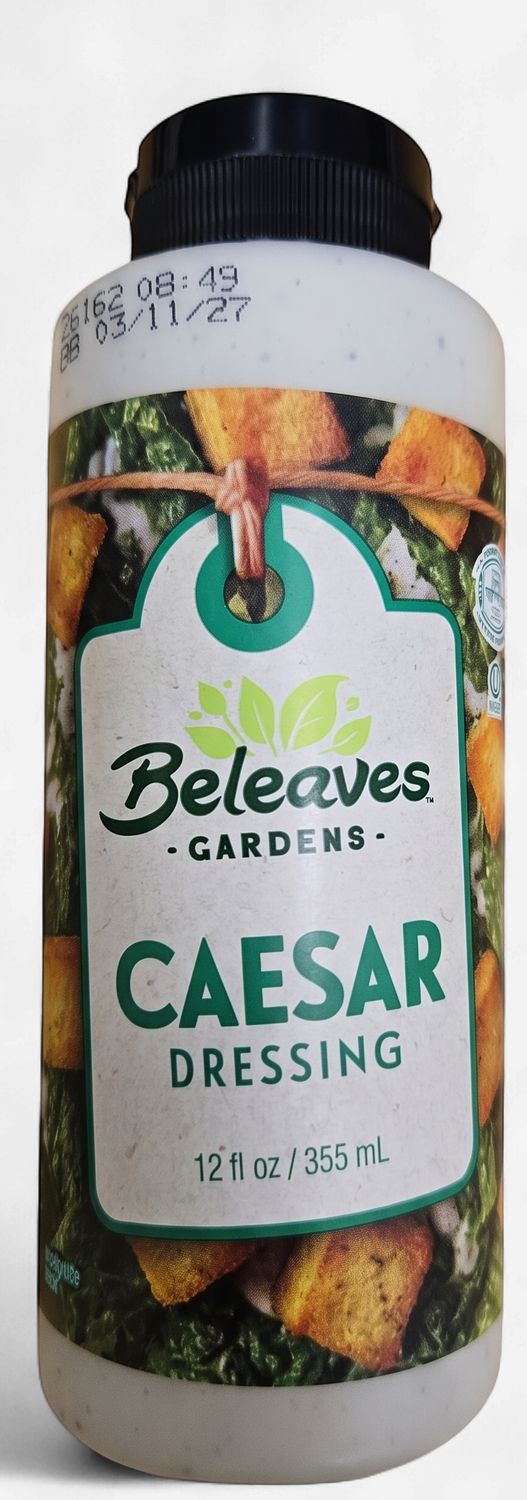 Beleaves, Caesar dressing