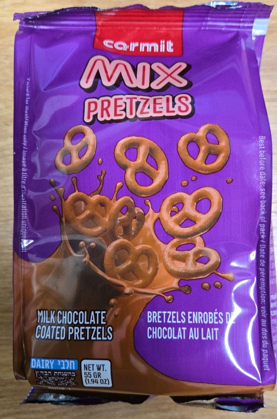 Carmit, Mixed pretzels w Chocolate