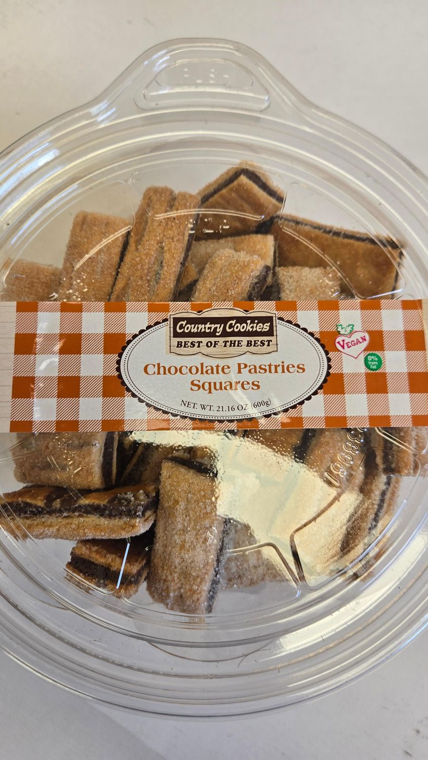 Country Cookies, Chocolate Pastries Squares