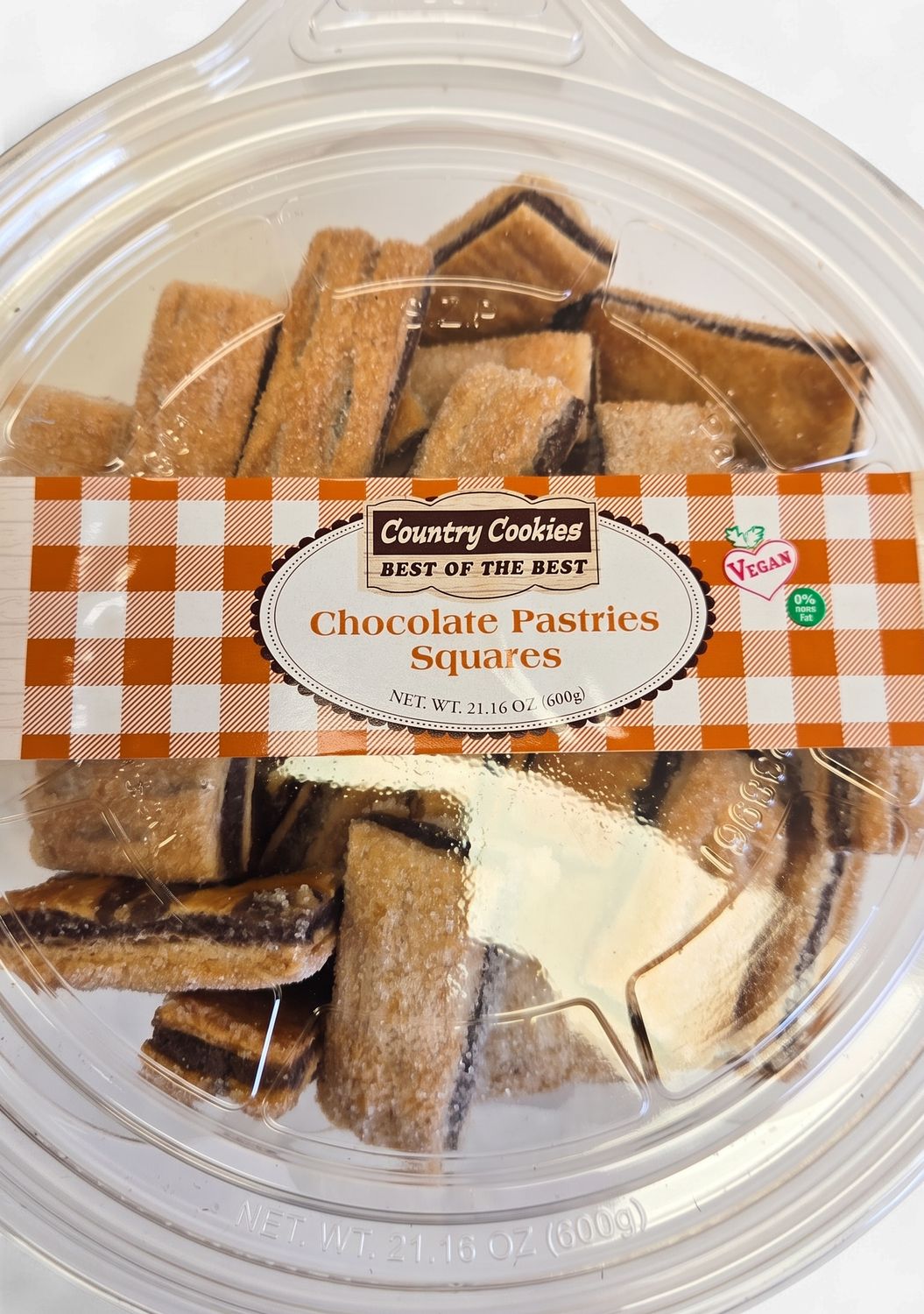 Country Cookies, Chocolate Pastries Squares