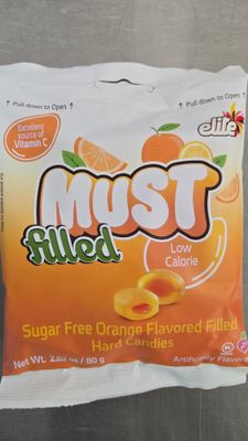 Elite, Must Orange Filled Hard Candy SF