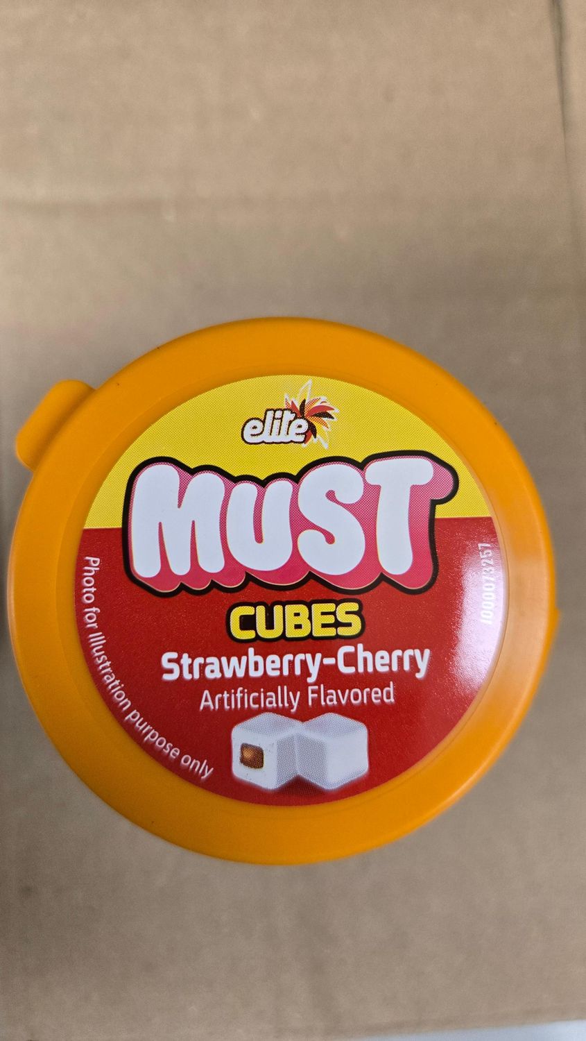 Elite, Must Strawberry Cherry Cube Gum SF