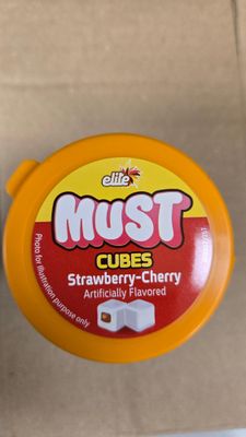 Elite, Must Strawberry Cherry Cube Gum SF