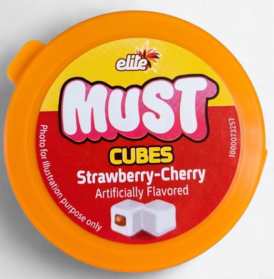 Elite, Must Strawberry Cherry Cube Gum SF