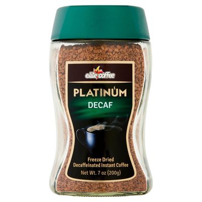 Elite, Platinum Decaf Coffee Freeze Dried