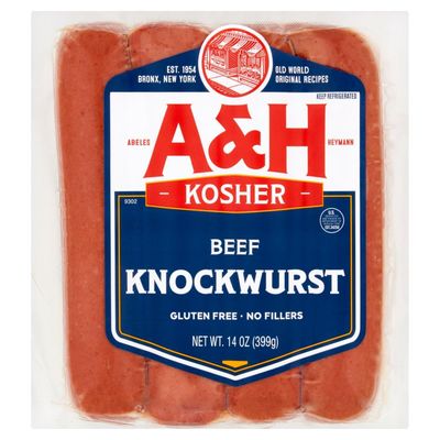 A&amp;H, Beef Knockwurst, 14oz