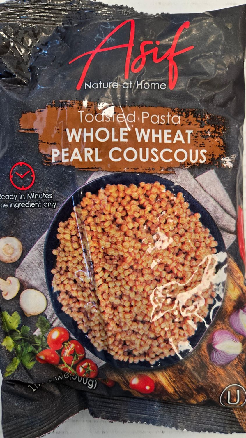 Asif, Toasted pasta, Whole wheat, Pearl couscous
