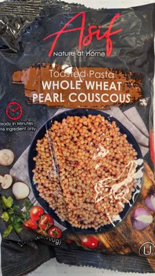 Asif, Toasted pasta, Whole wheat, Pearl couscous