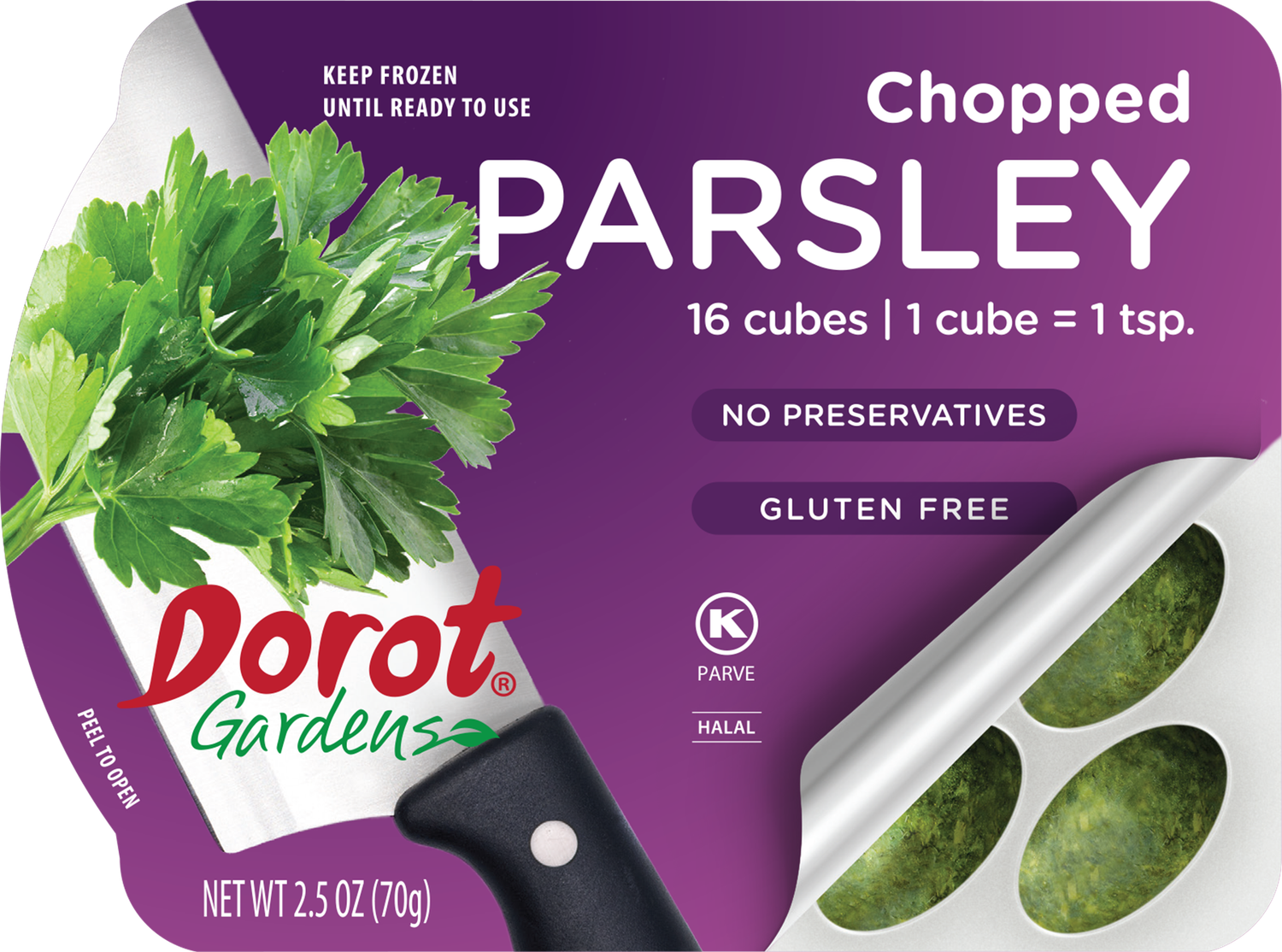 Dorot, Chopped Parsley Cubes