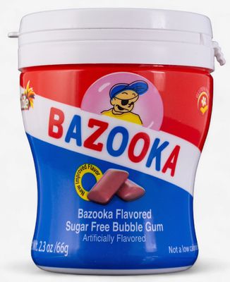 Elite, Sugar Free Bazooka Flavored Bubble Gum