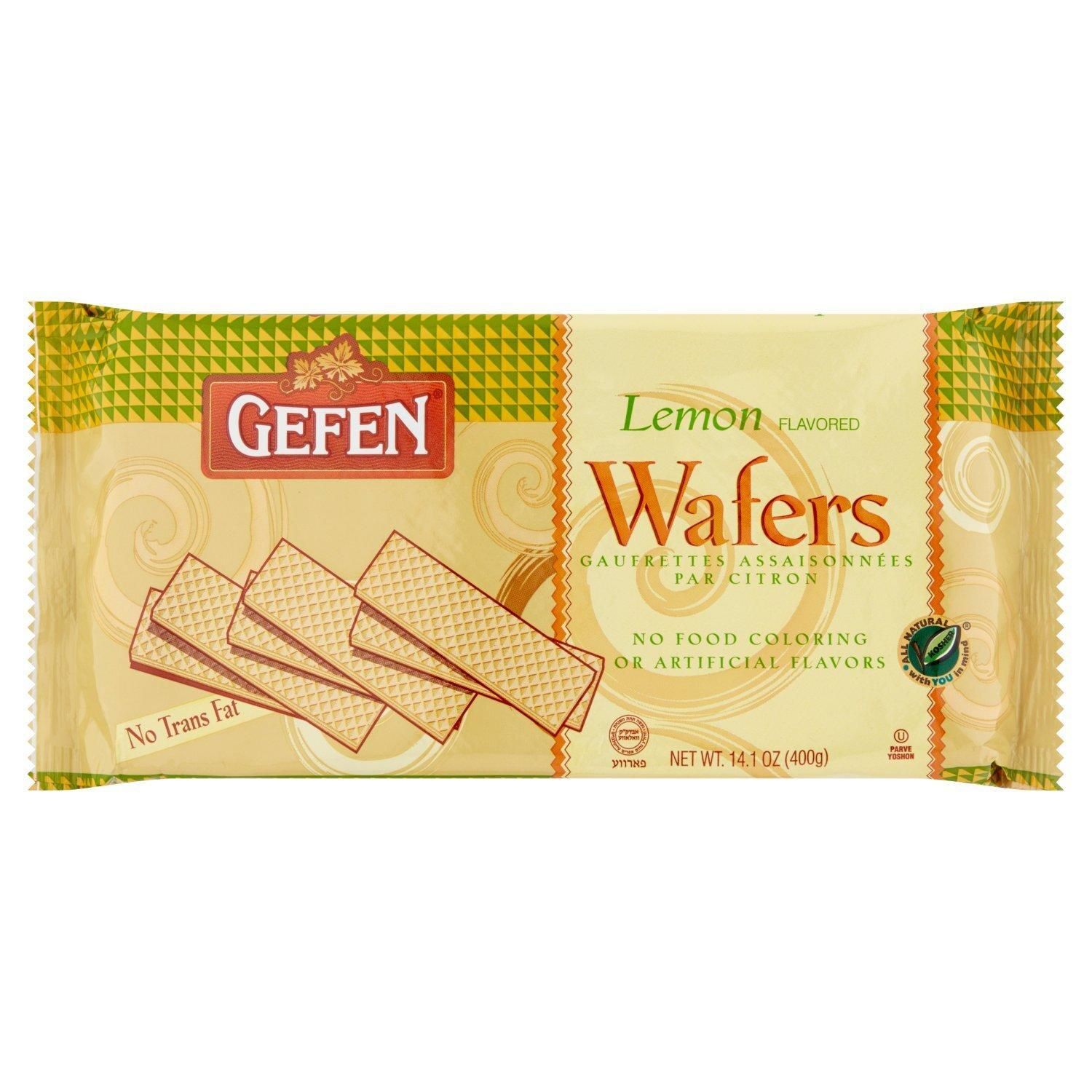 Gefen, Lemon Flavored Wafers, 14.1 oz