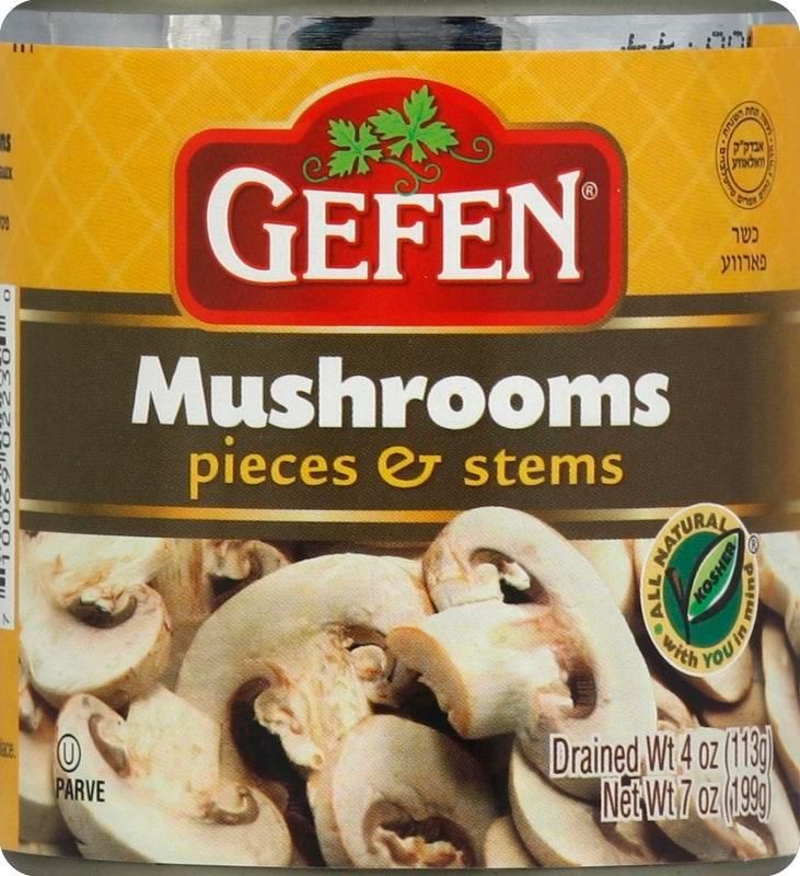 Gefen, Mushrooms, Pieces &amp; Stems 4oz