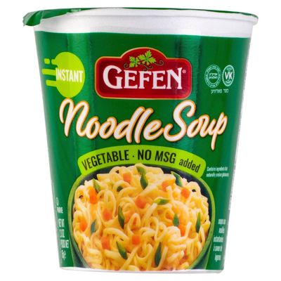 Gefen, Vegetable Instsnt Noodle Soup Cup