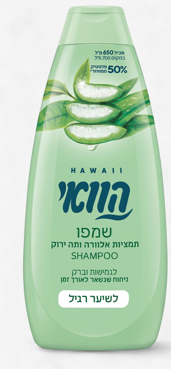 Hawaii, Shampoo, Aloe Vera Extract &amp; Green Tea