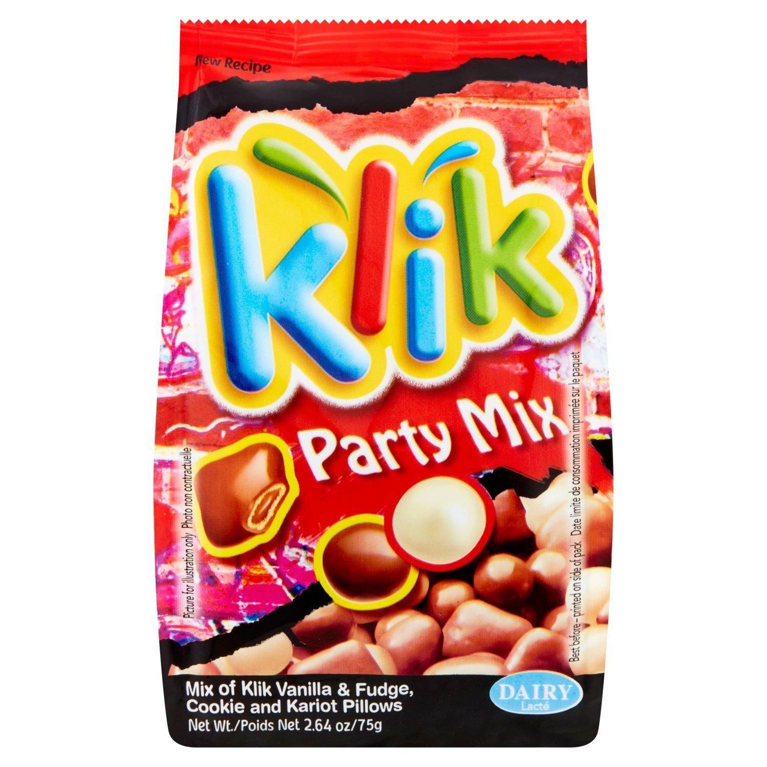 Klik, Party Mix Chocolate Coated Snacks