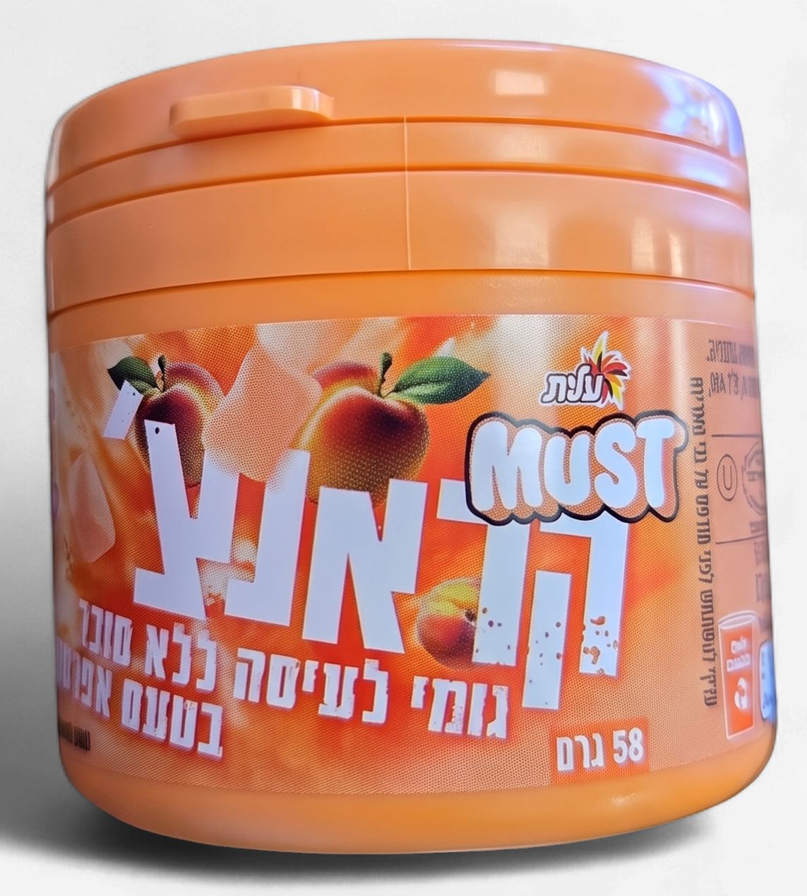 Elite, Must Crunch Peach Light Gum