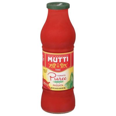 Mutti, Passata tomato puree w basil
