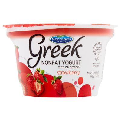 Norman's, Greek Strawberry Nonfat Yogurt