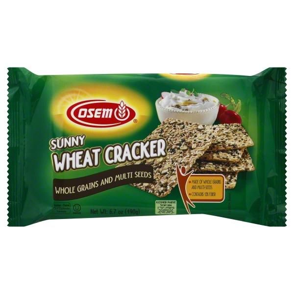 Osem, Sunny Wheat Cracker, w Oat Flakes &amp; Multi Seeds