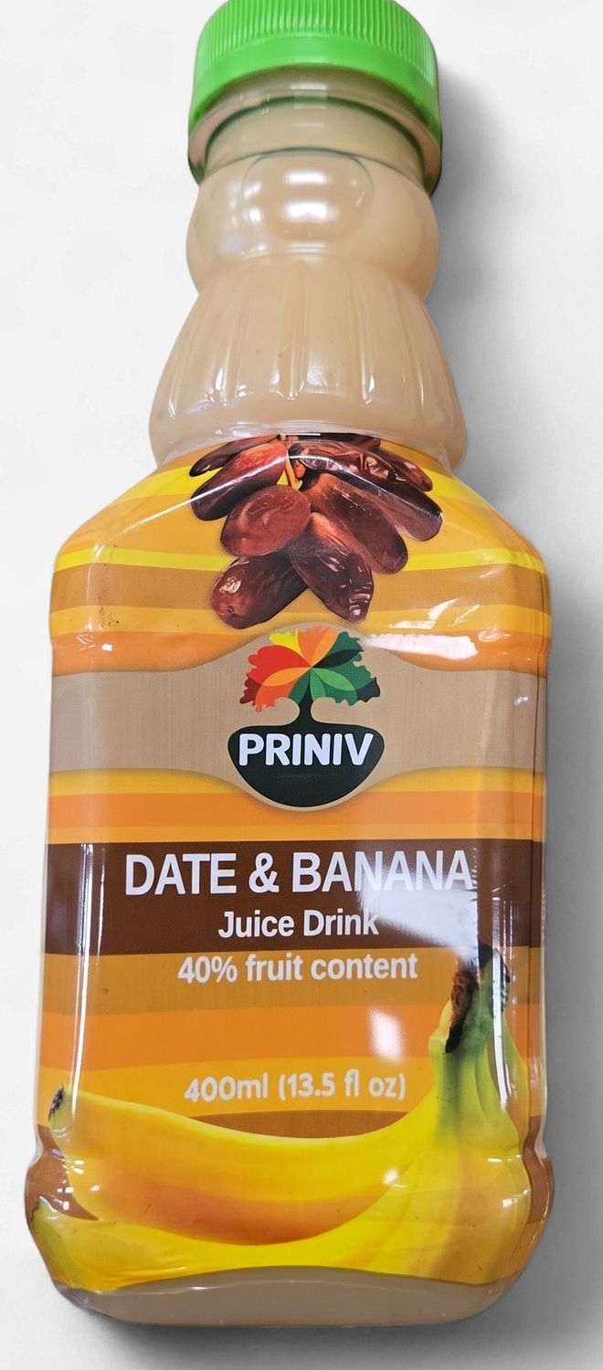 Priniv, Date Banana soft drink, 400 ml