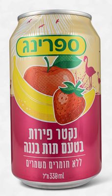 Spring, Strawberry Banana Nectar can