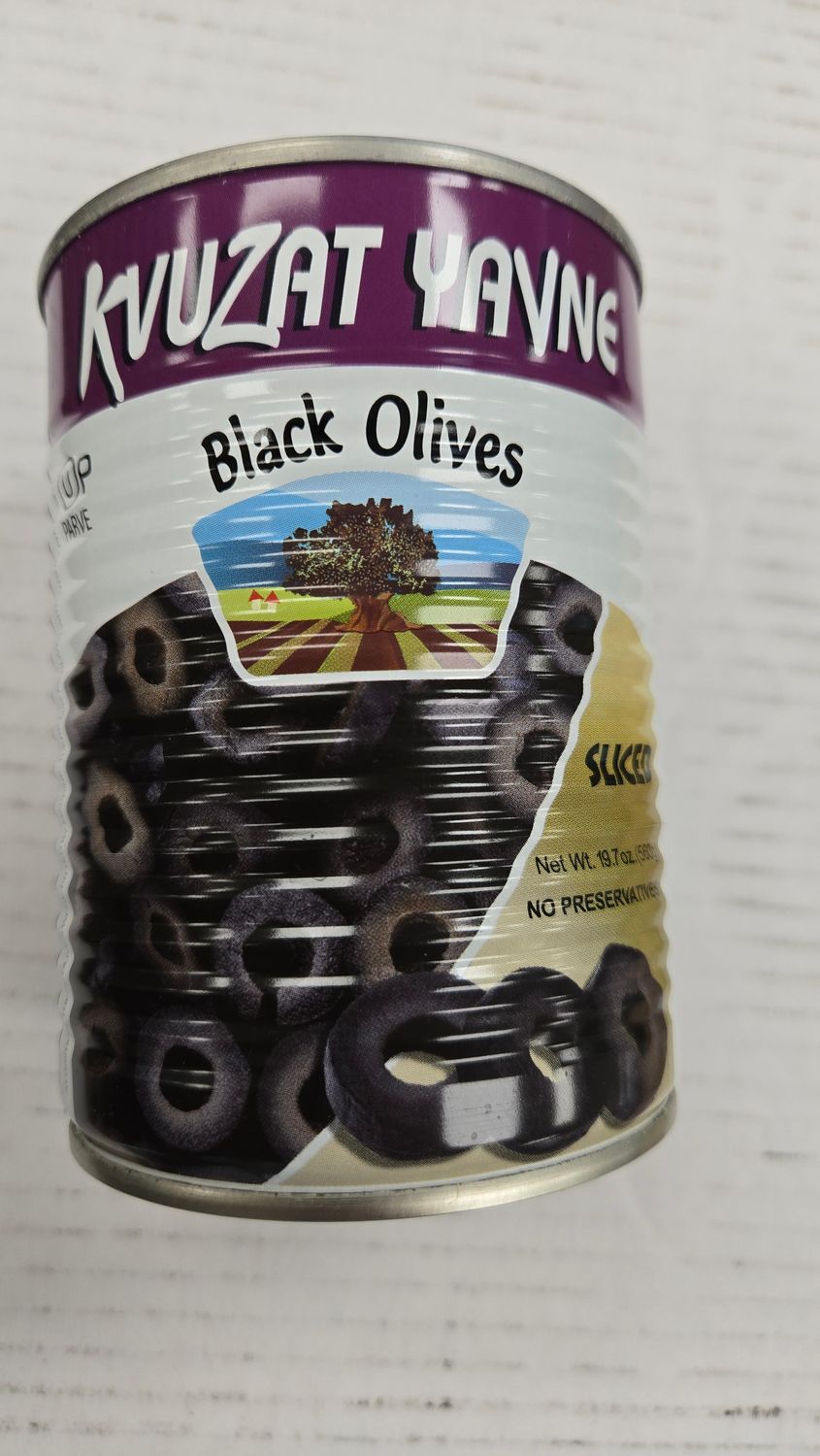 Kvutzat Yavne, Sliced Black Olives