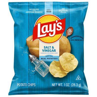 Lay's, Salt &amp; Vinegar Potato Chips 1oz