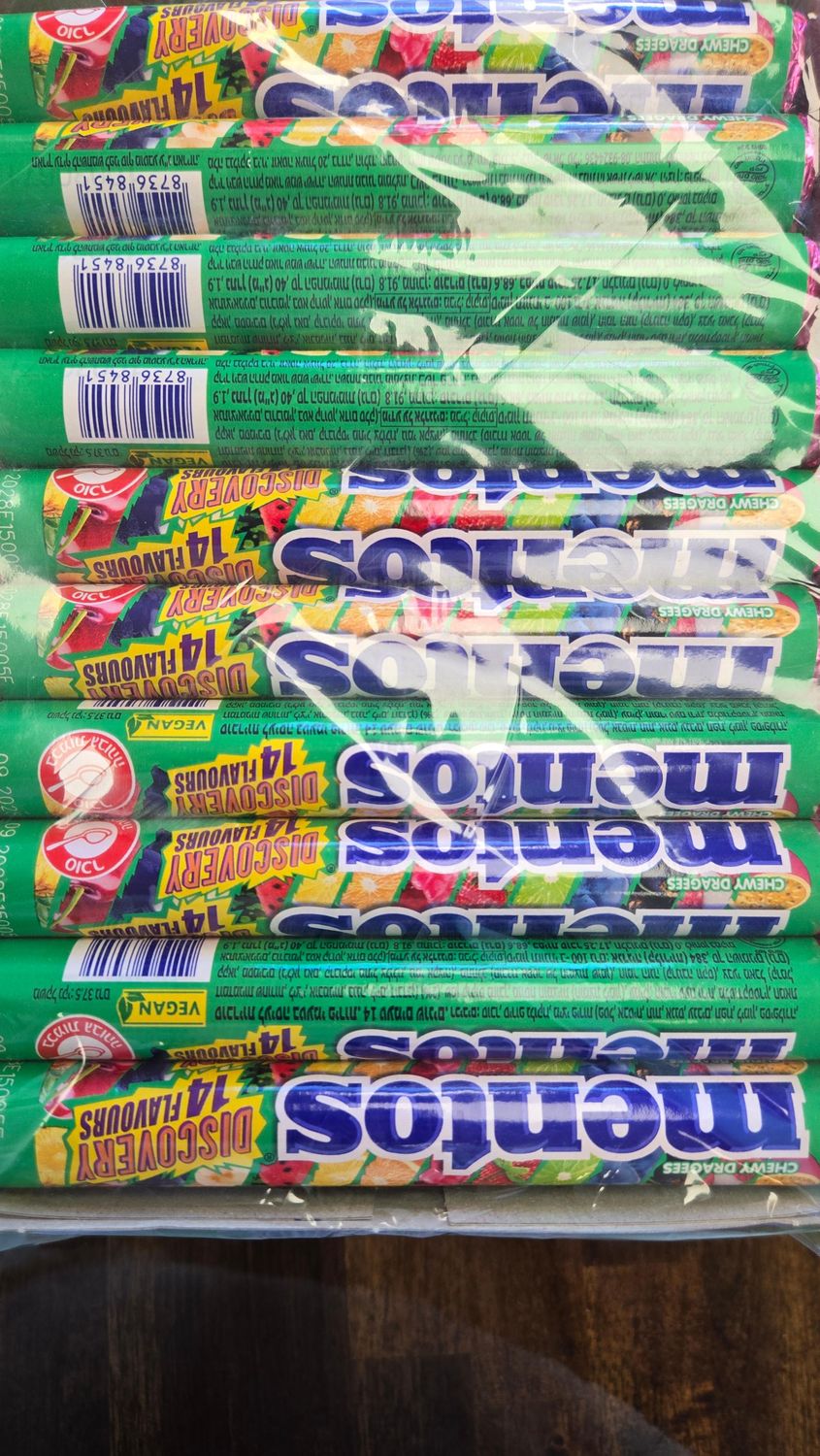 Mentos, 14 fruit flavor
