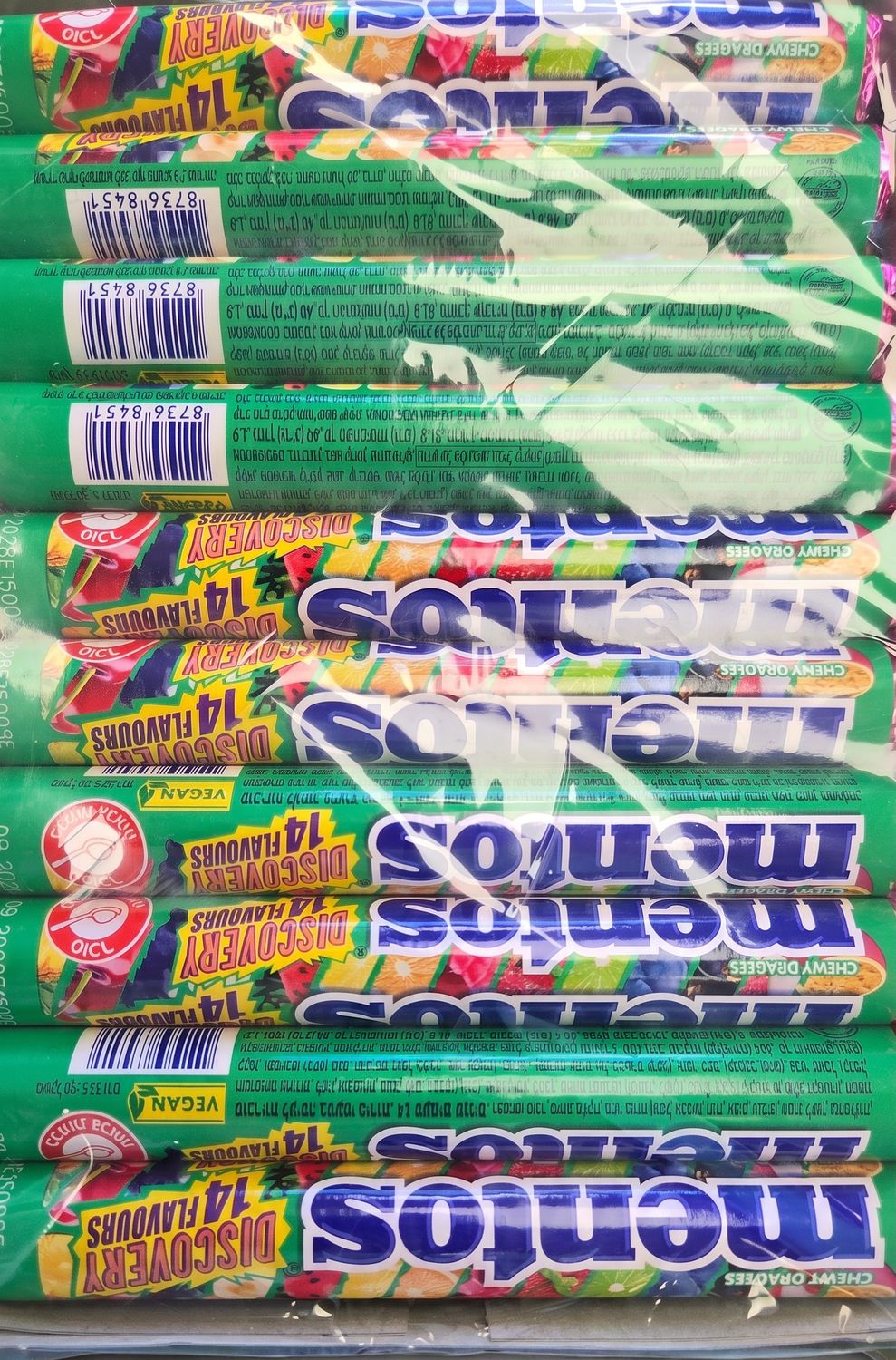 Mentos, 14 fruit flavor