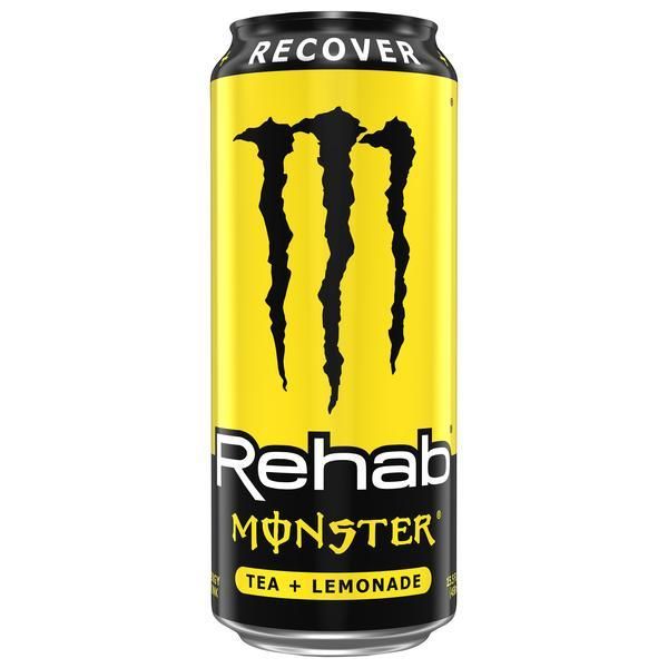 Monster, Rehab Energy Drink Can
