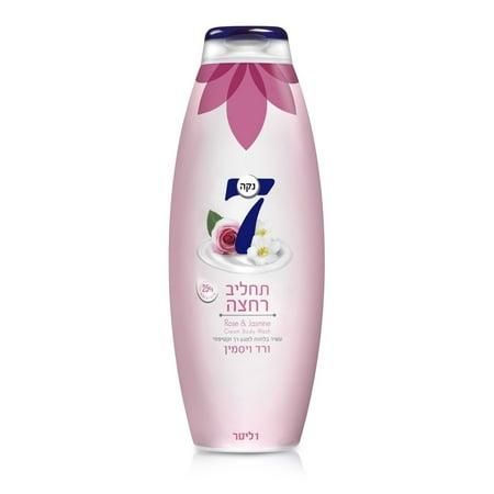 Neca 7, Aroma Liquid Body Wash - Rose &amp; Jasmine, 1 Liter