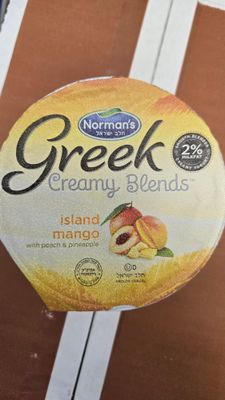 Norman's, Greek Island Mango Creamy Yogurt 2%