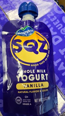 Norman's, Wholemilk Vanilla Yogurt Pouches