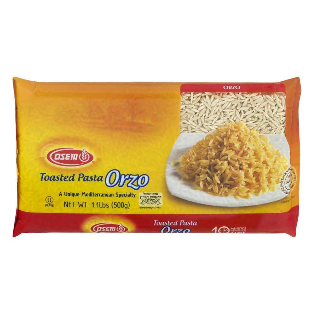 Osem, Toasted Pasta Orzo, 17.0 oz