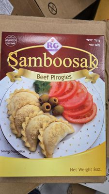 RG, Samboosak beef pirogies
