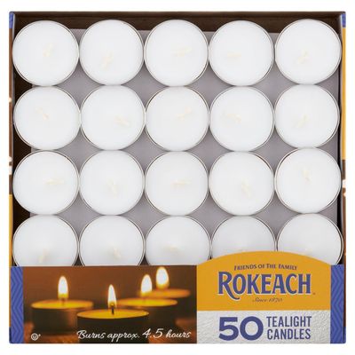 Rokeach, Tea Light Candles, 50 count