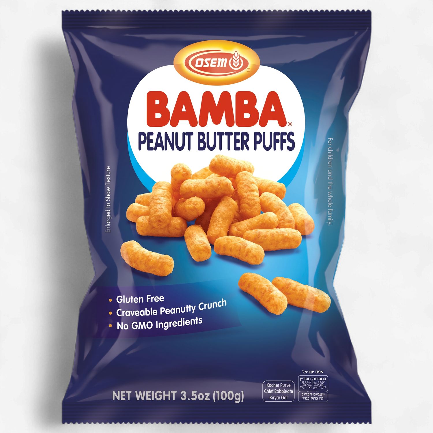 Osem, Bamba Peanut Butter Puffs lg 3.5 oz