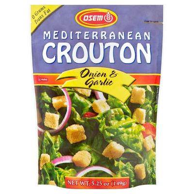 Osem, Onion &amp; Garlic Mediterranean Crouton, 5.25 oz