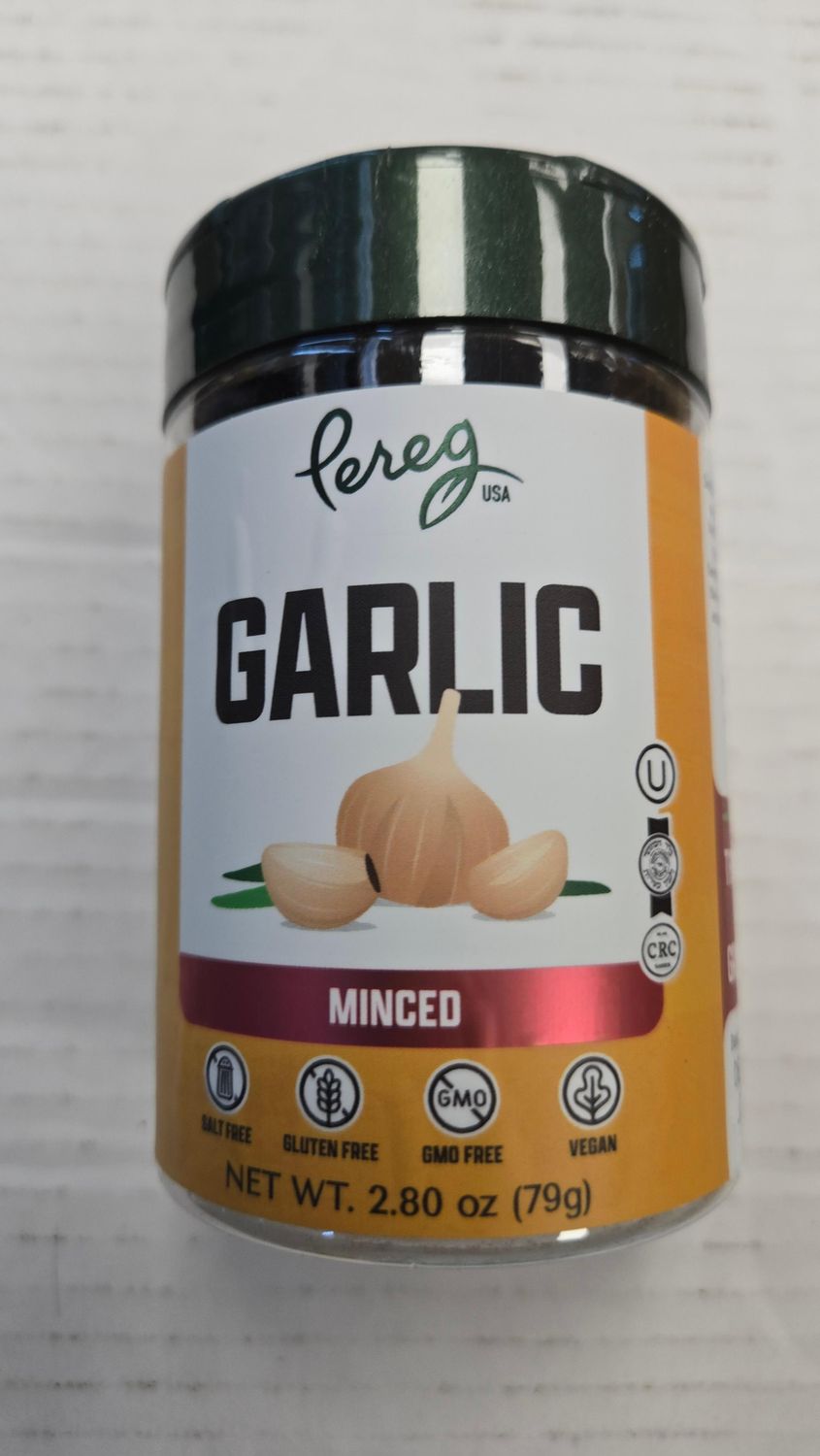 Pereg, Minced Garlic