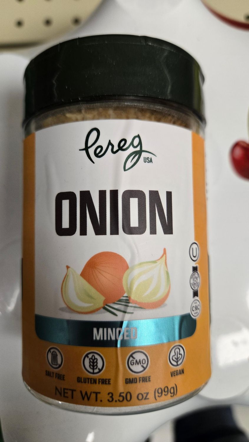 Pereg, Minced Onion
