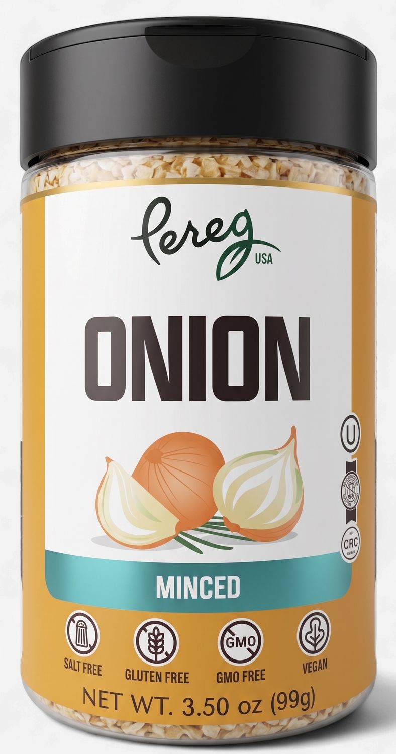 Pereg, Minced Onion