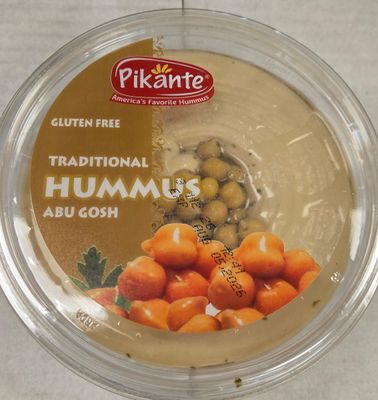 Pikante, Hummus Tradional Abu Gosh Lg 14 oz