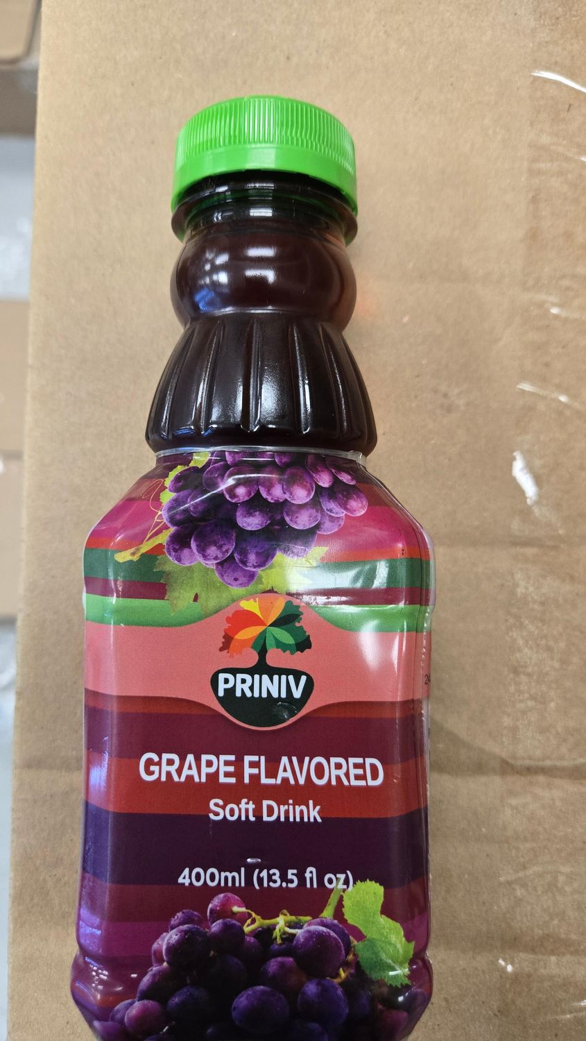 Priniv, Grape soft drink, 400 ml